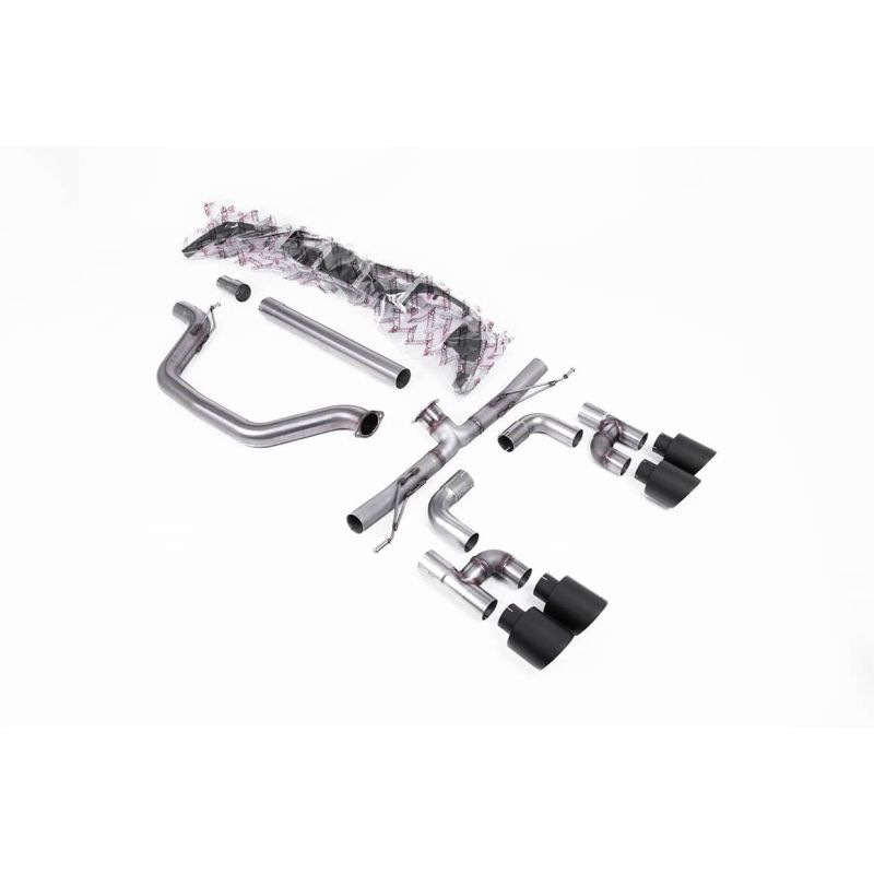 Ligne d échappement FAP Back RACE inox MILLTEK VW Golf 8 GTi 245Ch