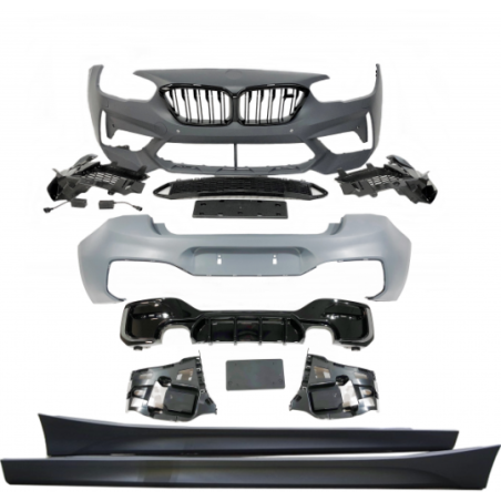 Kit Carrosserie BMW F20/F21 LCI M2C 2 Sortie double Noir brillant Tuning Tuning