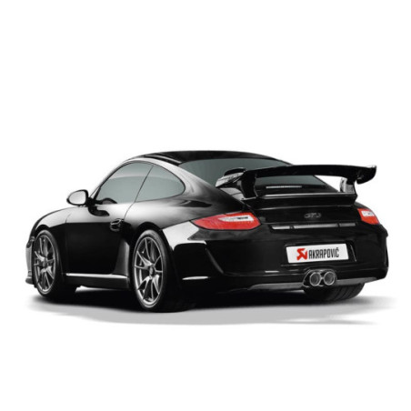 Silencieux + Diffuseur carbone AKRAPOVIC Porsche 997 GT3 / GT3 RS 3,8 / 4,0 (2009-2012)