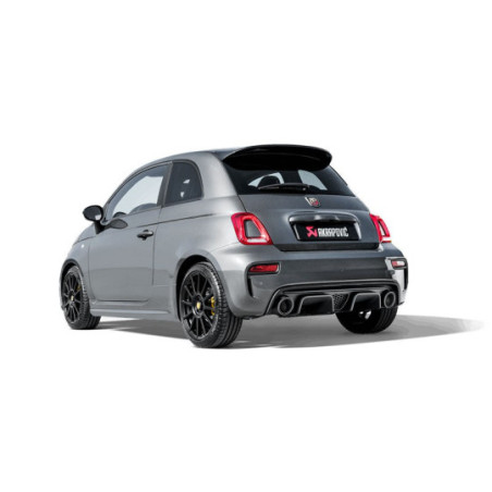 Silencieux d'échappement AKRAPOVIC ABARTH 595/595C/Pista/Turismo/Competizione (2012+)