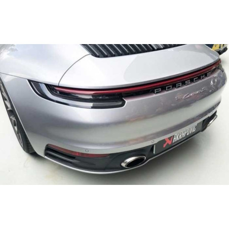 Silencieux d'échappement RACE AKRAPOVIC Porsche 992 Carrera / S / 4 / 4S + Cabriolet FAP (2019+)