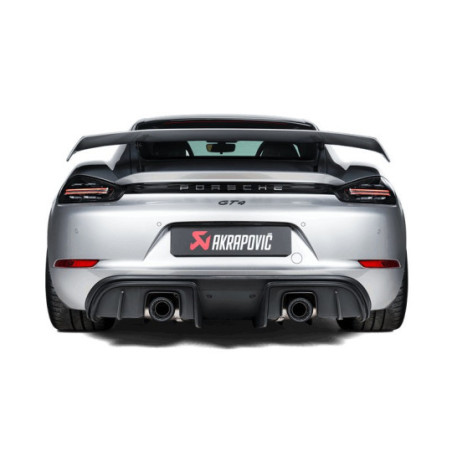 Silencieux d'échappement RACE AKRAPOVIC Porsche 718 Cayman GT4 + 718 Spyder FAP (2020+)*