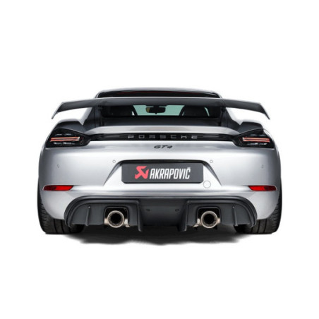 Silencieux d'échappement RACE AKRAPOVIC Porsche 718 Cayman GT4 + 718 Spyder FAP (2020+)*