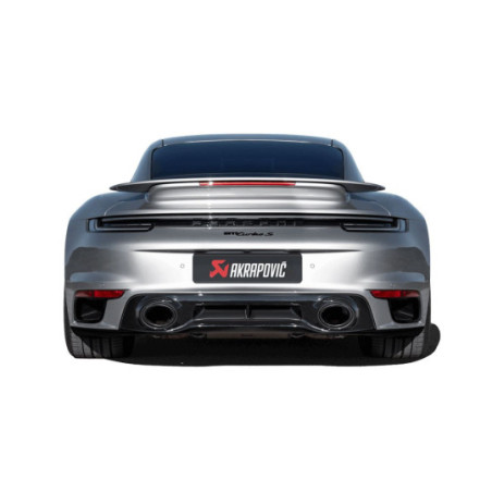 Silencieux d'échappement RACE AKRAPOVIC pour Porsche 992 Turbo + S FAP (2021+)