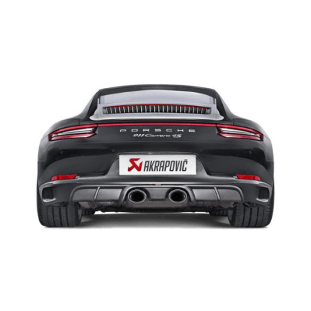 Silencieux + Catalyseurs sport + Diffuseur Carbone AKRAPOVIC Porsche 991.2 Carrera /S/4/4S/GTS (avec PSE)(2016+)