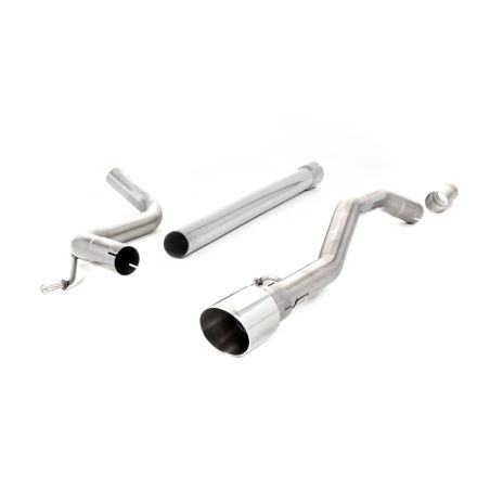 Ligne d'échappement Catback inox MILLTEK VW Up! GTI 1.0TSI 115Ch (3 & 5 Portes)(2018à+) Embout Chrome