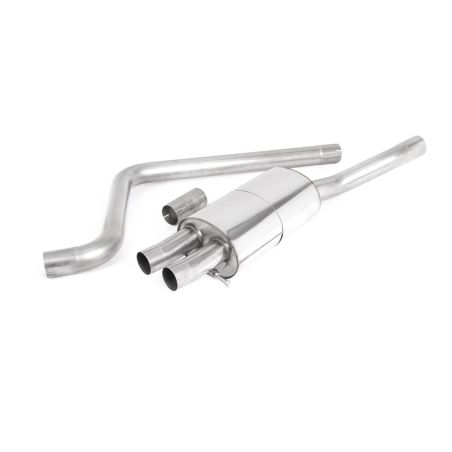 Ligne d'échappement FAP Back inox MILLTEK pour VW Polo GTI 2.0 TSI AW 200ch/207ch- 5 Portes Avec FAP (2019+) Embout Carbone