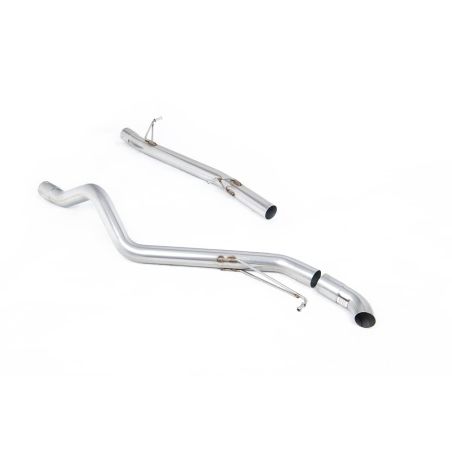 Ligne d'échappement Catback inox MILLTEK VW Transporter T5SWB 180Ch 2.0l BiTDI 2WD/4WD(2010à2015)