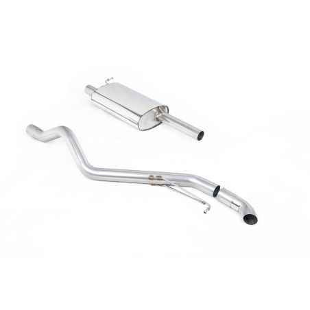 Ligne d'échappement Catback inox MILLTEK VW Transporter T5SWB 180Ch 2.0l BiTDI 2WD/4WD(2010à2015)