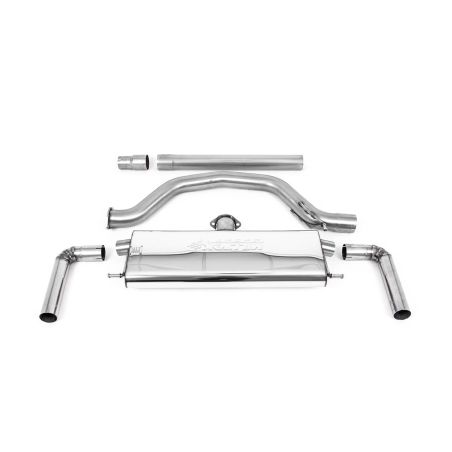 Ligne d'échappement FAP Back inox MILLTEK VW Golf 8 GTi 245Ch(2020à+) Embout Chrome