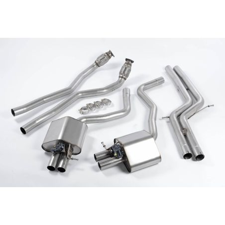 Ligne d'échappement Catback inox MILLTEK Audi RS6 C7 4.0 TFSI(+Performance)(2013à2018)