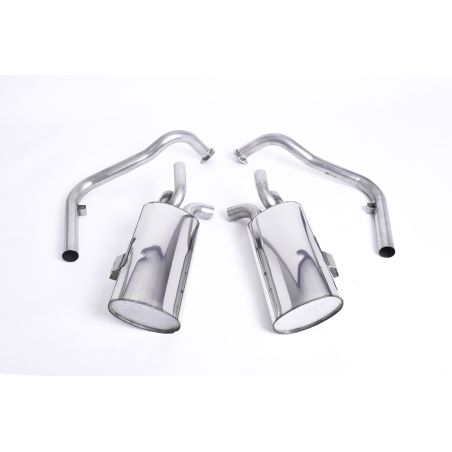 Ligne d'échappement Catback inox MILLTEK Porsche Cayman S 3.4 987 Gen2(2009à2013) Embout Noir