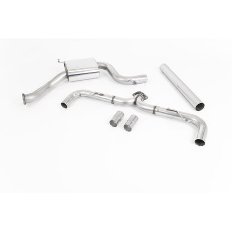 Ligne d'échappement FAP Back inox MILLTEK VW Golf 7.5 GTi Performance & TCR -Avec FAP(2019à2020) Embout Chrome