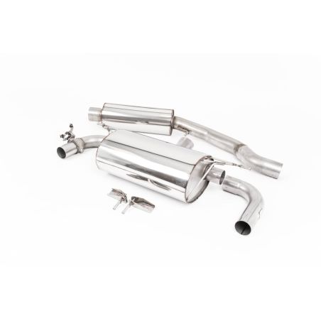 Ligne d'échappement FAP Back inox MILLTEK BMW M140i F20/F21 3/5 Portes LCI Non xDrive-Avec FAP(2019à2020) Embout Chrome