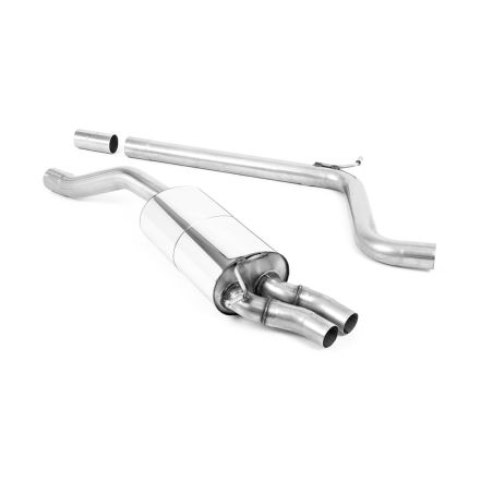 Ligne d'échappement FAP Back inox MILLTEK Audi A1 40TFSI 5 Portes 2.0 (200Ch) avec FAP(2019à+) Embout Noir