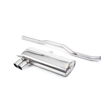 Ligne d'échappement Catback inox MILLTEK Audi S3 8L 1.8T Quattro(1998à2003) Embout Chrome