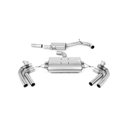 Ligne d'échappement FAP Back inox MILLTEK Seat Cupra Formentor VZ 2.0TFSI 4Drive 310Ch(2021à+) Embout Chrome