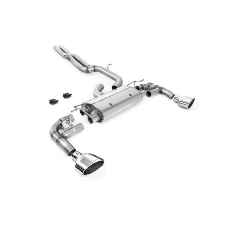 Ligne d'échappement FAP Back inox MILLTEK Seat Cupra Formentor VZ5 2.5T 390Ch 4Drive(2021à+) Embout Chrome