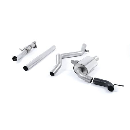 Ligne d'échappement Catback inox MILLTEK Renault Mégane3 RS 250 & 265 (inc. Cup)(2010à2017)