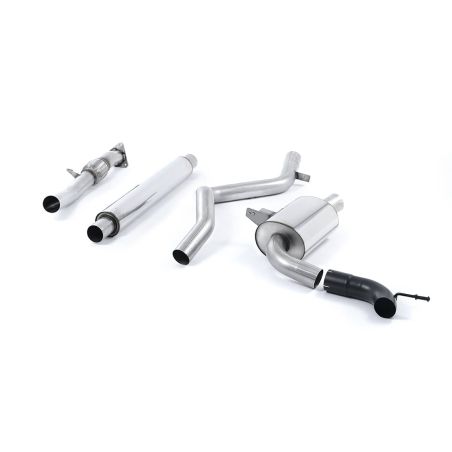 Ligne d'échappement Catback inox MILLTEK Renault Mégane3 RS 250 & 265 (inc. Cup)(2010à2017)