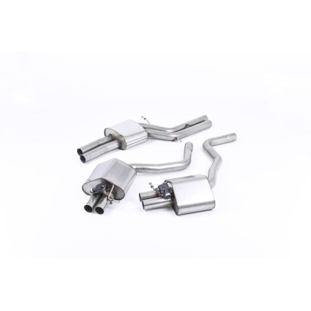 Ligne d'échappement Catback inox MILLTEK Audi RS6 C7 4.0 TFSI(+Performance)(2013à2018)