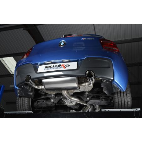 Silencieux Arrière inox MILLTEK BMW M135i F20/F21 3/5 Portes (Non xDrive)(2012à2016) Embout Chrome