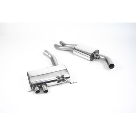 Ligne d'échappement Catback inox MILLTEK BMW 135i E82/E88 (N54)(2008à2010) Embout Noir