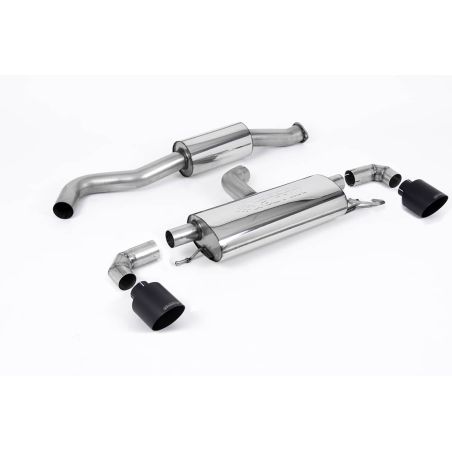 Ligne d'échappement FAP Back inox MILLTEK Toyota Yaris GR & GR Circuit Pack 1.6T - Avec FAP(2020à+) Embout Noir