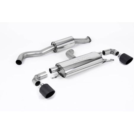 Ligne d'échappement FAP Back inox MILLTEK Toyota Yaris GR & GR Circuit Pack 1.6T - Avec FAP(2020à+) Embout Carbone