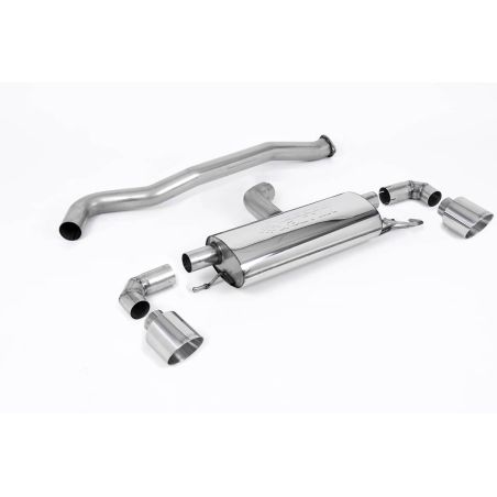 Ligne d'échappement FAP Back inox MILLTEK Toyota Yaris GR & GR Circuit Pack 1.6T - Avec FAP(2020à+) Embout Chrome