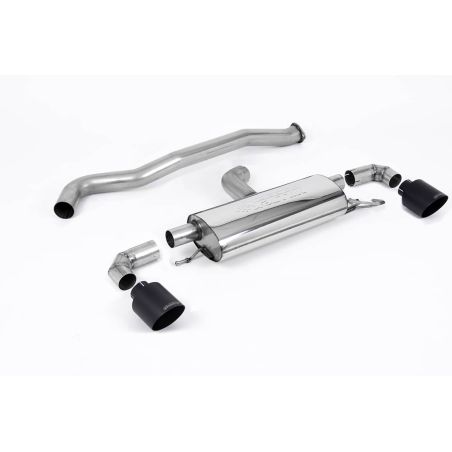 Ligne d'échappement FAP Back inox MILLTEK Toyota Yaris GR & GR Circuit Pack 1.6T - Avec FAP(2020à+) Embout Noir