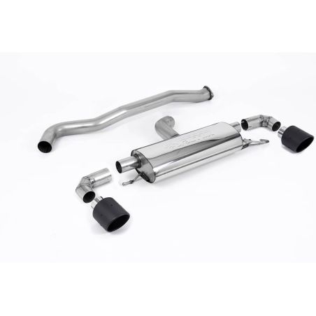 Ligne d'échappement FAP Back inox MILLTEK Toyota Yaris GR & GR Circuit Pack 1.6T - Avec FAP(2020à+) Embout Carbone