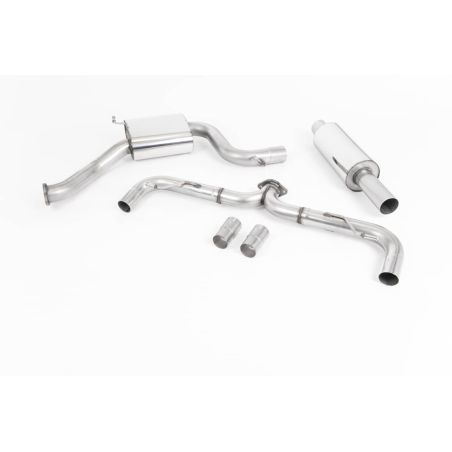 Ligne d'échappement Catback inox MILLTEK VW Golf 7.5 GTi (Non Performance)- Sans FAP(2017à2018) Embout Chrome