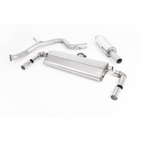 Ligne d'échappement FAP Back inox MILLTEK VW Golf 7.5 GTi Performance & TCR -Avec FAP(2019à2020) Embout Chrome