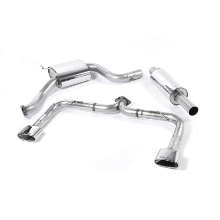 Ligne d'échappement Catback inox MILLTEK Seat Leon Cupra 280 & 290 2.0 TSI - Sans FAP(2014à2017) Embout Chrome