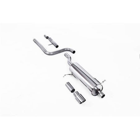 Ligne d'échappement FAP Back inox MILLTEK Ford Fiesta Mk8 1.0T EcoBoost ST-Line (155Ch Hybrid) (2020à+) Embout Chrome