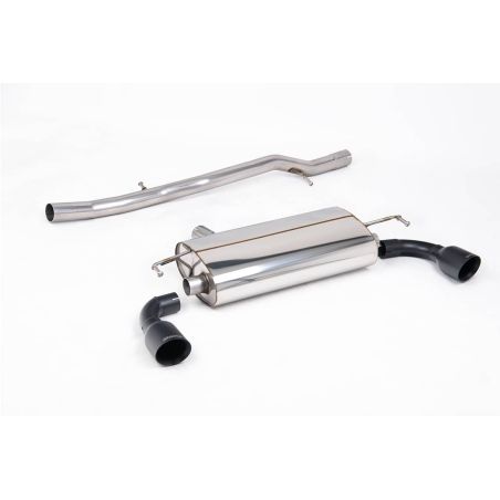 Ligne d'échappement Catback inox MILLTEK VW Golf 4 R32 3.2 V6 4WD(2002à2005) Embout Noir