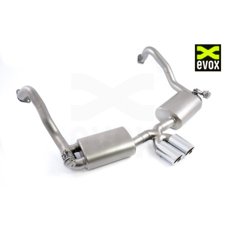 Silencieux d'échappement inox à valves EVOX PORSCHE 981 Boxster/Cayman