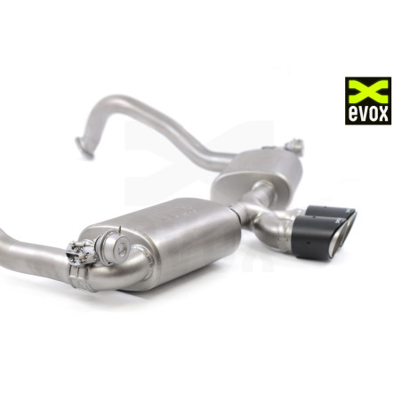 Silencieux d'échappement inox à valves EVOX PORSCHE 981 GT4/Spyder