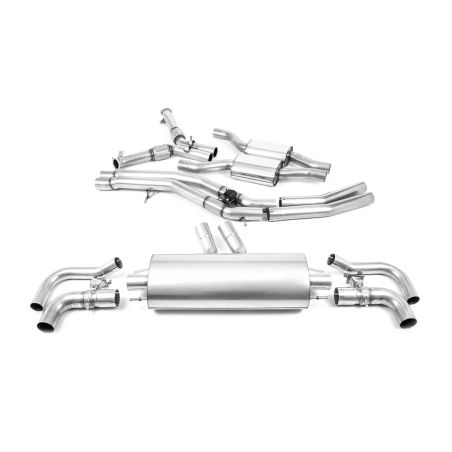 Ligne d'échappement Catback inox MILLTEK Audi RSQ8 4.0 V8 - Sans FAP(2020à+)