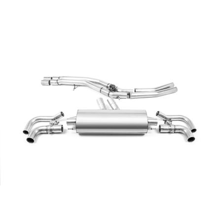 Ligne d'échappement Catback inox MILLTEK Audi RSQ8 4.0 V8 - Sans FAP(2020à+)