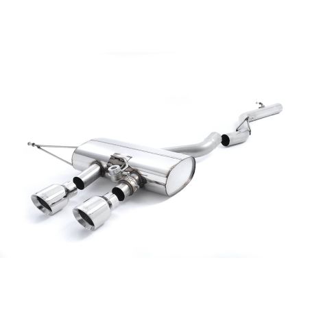 Ligne d'échappement Catback inox MILLTEK VW Golf 6 R 2.0 TFSI 270Ch(2009à2013) Embout Chrome