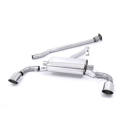 Ligne d'échappement Catback inox MILLTEK Subaru BRZ 2.4-litre(2022à+) Embout Chrome