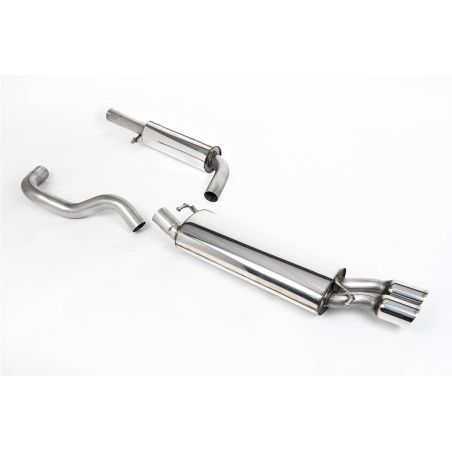 Ligne d'échappement Catback inox MILLTEK Seat Leon Cupra 1.9 TDi 90Ch/110Ch/150Ch(2000à2005) Embout Chrome