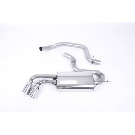 Ligne d'échappement Catback inox MILLTEK Audi TT 8J 2.0 TFSi 2WD MK2(2006à2011) Embout Chrome