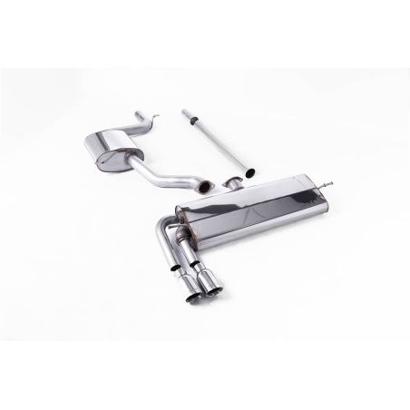 Ligne d'échappement CAT/FAP Back inox MILLTEK VW Golf 7.5 1.5TSI Evo GT & R-Line -Avec/sans FAP(2017à2021) Embout Chrome