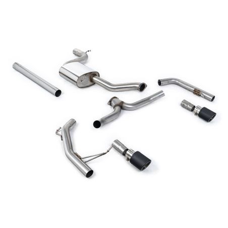 Ligne d'échappement Catback inox MILLTEK VW Jetta Mk7 (MQB) GLi 2.0T(2019à+) Embout Carbone