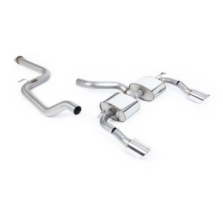 Ligne d'échappement Catback RACE inox MILLTEK Ford Focus RS MK2 2.5T 305Ch(2009à2010) Embout Chrome