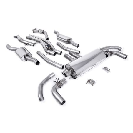 Ligne d'échappement FAP Back inox MILLTEK Audi SQ8 4.0 V8 TT(2020à+)