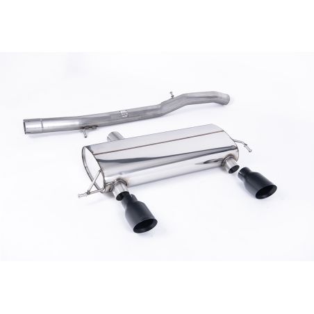 Ligne d'échappement Catback RACE inox MILLTEK Audi TT 8N 180 / 225 Quattro Coupe/Roadster(1998à2006) Embout Noir